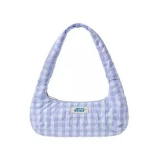 이미스 EMIS HEART QUILTED SHOULDER BAG-SKY BLUE