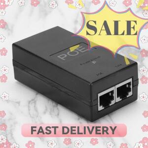 CCTV 24V 0.5A 15.4W POE 어댑터 인젝터 IP 카메라 휴대폰 전원 공급 장치용 이더넷