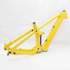 풀서스펜션 카본 파이버 전기자전거 프레임 E-MTB 250W 바팡 미드 모터 배터리