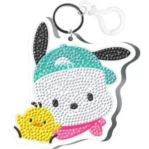 산리오 - 포차코 (왕키링) (보석십자수)비즈공예재료 링부자재 링만들기 키링 캐릭터 만화 애니메이션 체인
