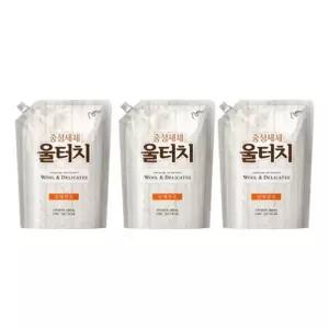 울터치 프리미엄 중성세제 1.3L 겸용 리필 3개입