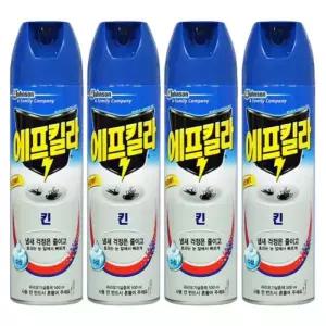 에프킬라 킨 500ml x 4개 모기약 살충제 킬라 모기 파리 벌레 약 퇴치 기피