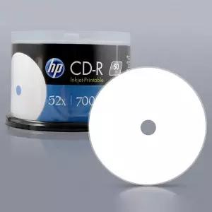[하프클럽/알티피아]HP Media CD-R Printable 52x 700MB (50p 케익 케이스)