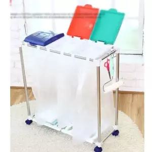 쓰레기통 분리수거함 사무실 가정용 재활용 휴지통 3단 분리수거함