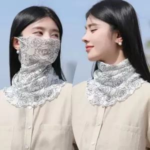 토리비 여름 시스루 얼굴커버 쿨링 스카프 마스크