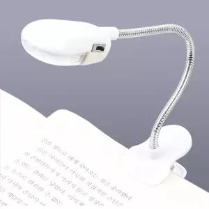 2구 LED 집게 독서등 스탠드 북라이트 집게등 휴대용LED 용등 등미니 LED스텐 클립형 클립등 미니등 조명