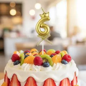 해피니스 왕관 숫자 생일초 10개입 생일파티 케익초 오일 F7381