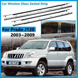 자동차 창문 몰딩, 도요타 랜드 크루저 프라도 J120 2003 ~ 렉서스 GX470 문짝 웨더스트립 유리 밀봉 액세