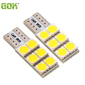 2-10P W5w Canbus 오류 무료 턴 웨지 인테리어 라이트 T10 6SMD 5050 Led 자동차 사이드 신호 램프 전구 번