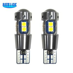 자동차 인테리어 독서 돔 라이트 마커 램프, 168 194 LED 웨지 주차 전구, T10 CANBUS 오류 없음 W5W 3030L