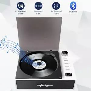 휴대용 자동차 CD 플레이어 블루투스 51 35mm AUX/USB/OPTICAL 지원 라디오 FM 수신기 클래식 무선 스피커