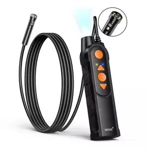 NIDAGE 조명이 있는 듀얼 렌즈 내시경 5.0mm 슬림 스네이크 검사 카메라 안드로이드 및 iOS 태블릿용 1080P
