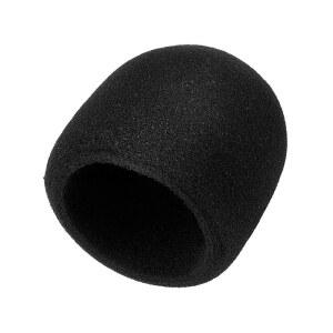 블루 USB 마이크용 머더 폼 윈드스크린 - 50MM 마이크 팝 필터 범용 커버 대형 윈드스크린 팟캐스팅 스트리밍 스튜디오용 노이즈 감소 스펀지 슬리브 블랙