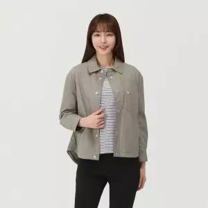 PAT 배색 퀄팅 안감 셔츠_QK21201