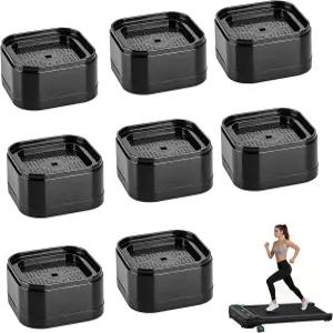 Trnjctayr 러닝머신 경사 라이저 블록 높이 조절기(스택형) 1.9인치 정사각형/원형 발판에 맞춤 미끄럼