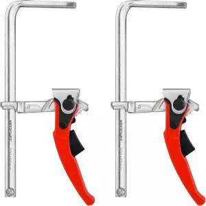 MAXPOWER 래칭 테이블 클램프 MFT 및 가이드 레일 시스템용 퀵 릴리스 7 7/8인치 용량 x 2 3/8인치 스로트