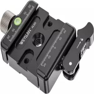 Magpul Mlok 바이포드용 Arca 스위스 레버 락 클램프 카메라 퀵 릴리스 레일 WEYLLAN AL60 전 금속