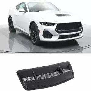 포드 머스탱 S650/GT/다크호스 2024-2026용 PFRREOR 후드 스쿱 벤트 커버 셸비 스타일 ABS 스틱