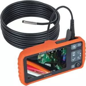 Klein Tools ET17 유틸리티 보어스코프 5.5mm 9.8피트 방수 구스넥 스네이크 LED 4.3인치 LCD 부속품