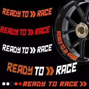 KTM 레이디 투 레이스 R2R 슈퍼 어드벤처 듀크 690 790 890 RC1290 390 1190 반사 오토바이 휠 스티커 허브