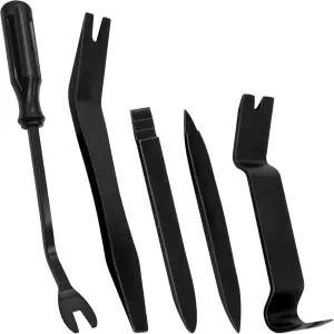 Xuphuyb 5PCS 오토 트림 제거 툴 키트 플라스틱 프라이 내부 도어 패널 클립 및 패스너 세트 자동차 오디오
