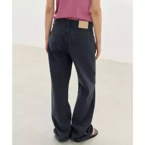 LEVAR Relaxed Oxford Denim - Stone Navy