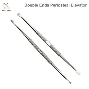 양면 골막 엘리베이터, 수의학 정형외과 수술 기구, 마스코타 수공구, 수의사  기기, 3mm, 5mm