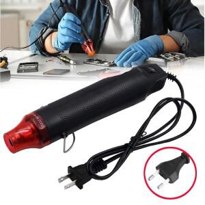 220V 열풍기 납땜 온도 조절 블로워 건 DIY 공예용 전기 건조기 미니 히트건 수축 튜브 자동차 랩핑용