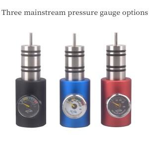 G1/2-14 300BAR 4500PSI 스테인레스 스틸 공기 배출 밸브 페인트 에어 볼 소프트 스쿠버 CO2 탱크 연결 피