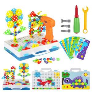 SUPSTEM STEM 블록 장난감 224용 PCS 드릴 스크류드라이버 세트 | 2D 3D 키트