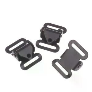 3PCS 야외용 슬링 벨트 퀵 릴리스 캠 버클 스프링 장착 슬라이드 25MM 웨빙용