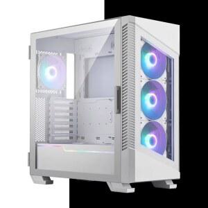 팬 없는 새 컴퓨터 케이스 MPG VELOX 100R WH TE 미드타워 ATX / M cro-ATX / M n - TX 지원 데스크탑 게이밍 PC 케이스