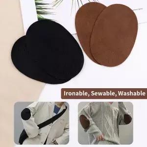 가죽 바느질 타원형 팔꿈치 무릎 패치 DIY 수리 재봉 아플리케 의류 장식에 사용 1 쌍