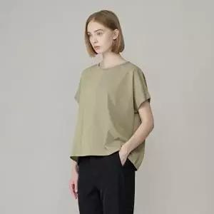 [셀러허브 1]BCBG올앤선드리 세이브존02 하프 리네아 티 26년 가을 나그랑 티셔츠 A6F7X405 (52117751)
