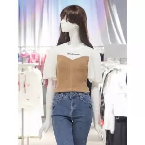 한정수량 에고이스트 레터링 자카드 배색 슬림 풀오버 EQ3KH761 2824045