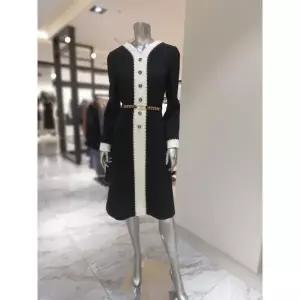 한정수량 미니멈 배색 포인트 a라인 원피스 MXDAWO1040 2823501
