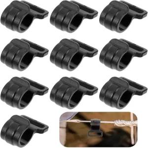 25mm 1 폴용 10개 세트 중장비용 텐트 클립 고강도 캠핑 타프 및 야외 쉼터용 안전한 고정용