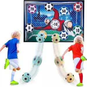 32세 를 위한 끈적이는 축구공 던지기 게임 실내외용 타겟 골 세트 축구 파티 점수 있는 안전하고 부드러운