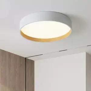 LED 북유럽 천장 조명 침실 연구 식당 원형 나무 펜던트 홈 장식