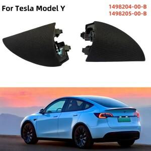 Tesla Model Y 백미러 내부 삼각형 트림 왼쪽 오른쪽 스피커 사운드 커버 1498204-00-B 자동차 액세서리