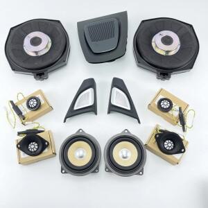 BMW F10 F11 5 시리즈용 차량용 트위터 미드레인지 스피커 서브우퍼, 오리지널 고품질 BO 혼 오디오 발광
