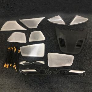 LED 커버 스피커, BMW G30 G31 5 시리즈 도어 오디오 트위터, 미드레인지 서브우퍼 앰비언트 라이트 및 다