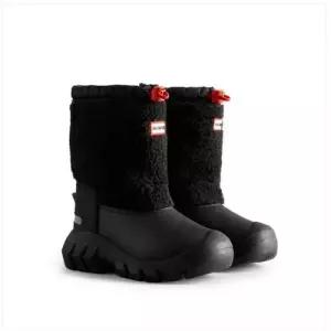 [] 헌터 빅키즈 완더러 쉐르파 스노우 부츠 블랙 HTYCE4TSWS11BLK-CL 1097957403 -
