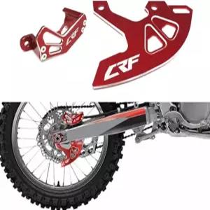 CRF250/450 Dirt Bike Rear Brake Disc Guard Caliper Compatible with 2005-2022 CRF450RX/250RX/450L