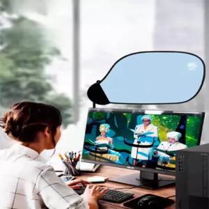 나뭇잎 캐노피 사무실 햇빛가리개 천장 에어컨바람 가림막