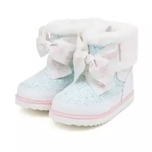 [] (160-190mm) 베이비브레스 스텔라 리본 화이트 털부츠 구두 BBKCF4TSST11WHITE BBKC