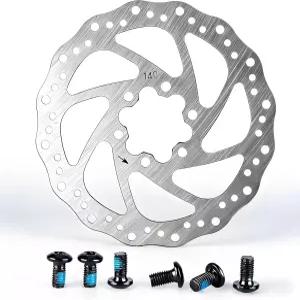 6개의 볼트가 장착된 140mm 브레이크 로터 로드 바이크 산악 자전거 MTB BMX(140mm)에 적합한 사이클링