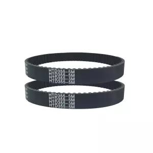3D 프린터 및 CNC 기계용 베어링 호환 GT2 풀리 71개 치형 355mm x HTD-5M 고무 타이밍 벨트 2개 3개