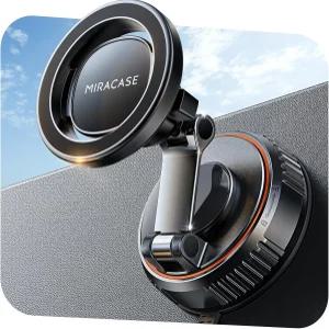 MagSafe 차량 거치대용 Miracase 3800gf 강력 자석 90파운드 이상 흡착 베이스 자동차용 휴대폰 홀더 모든
