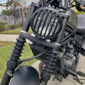 미딤톱 포크 커버 게이터 부츠 오토바이 프론트 튜브 CNC 알루미늄 슬리브 쇼크 Rebel 500 300 CMX500 2020